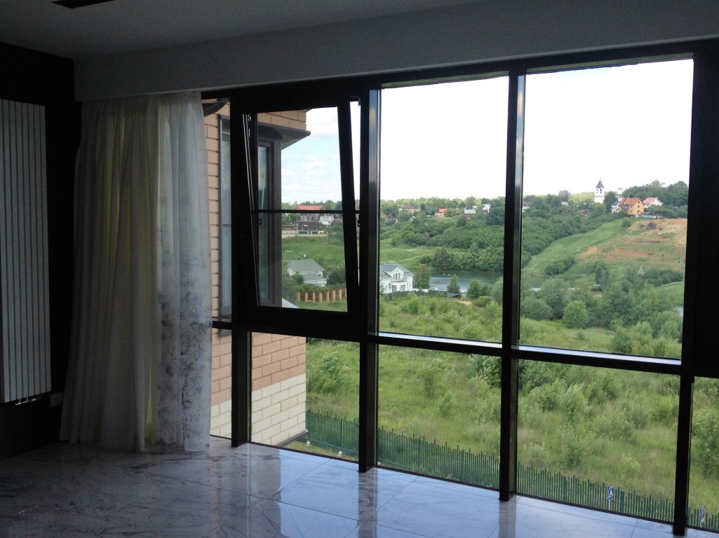 Замена холодного остекления на теплое - вид изнутри Замена холодного остекления на теплое - вид изнутри