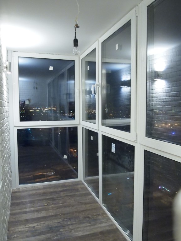 Замена холодного остекления на теплое - вид изнутри Замена холодного остекления на теплое - вид изнутри