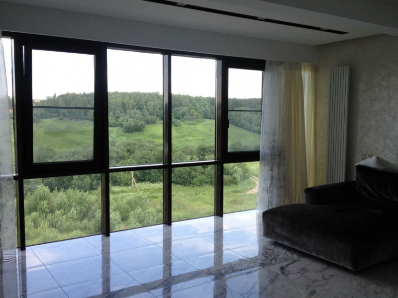 Замена холодного витражного остекления на теплое